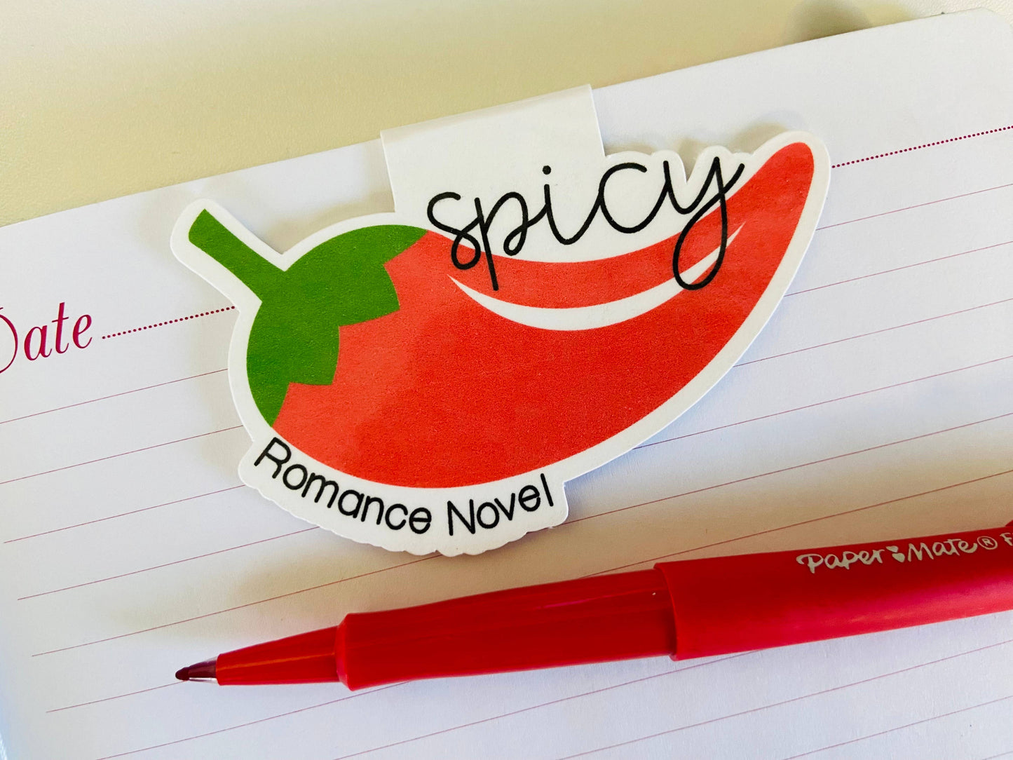 Spicy Romance Novel - Magnetic Bookmark  3.0 x 2.0